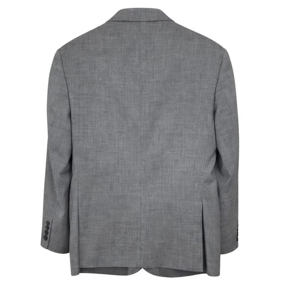 Kenneth Cole Reaction Techni-Cole Gray Stretch Suit 42R Blazer 35x32 Pants - Picture 2 of 5